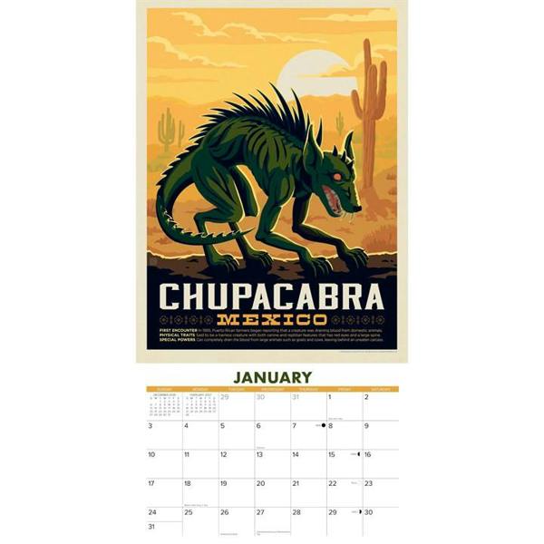 Mythical Creatures Calendar 2027, Wall Calendars, Month To View, History & Literature, Gift
