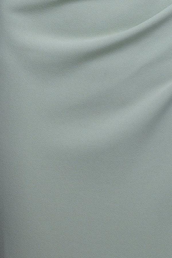 Bardot Scuba & Chiffon Cowl Maxi Dress - Sage Green DR4438QZ