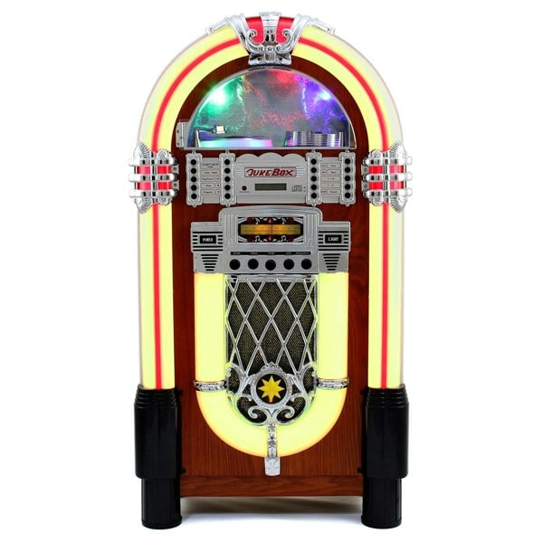Monstershop Retro Style Illuminated Jukebox Sound System