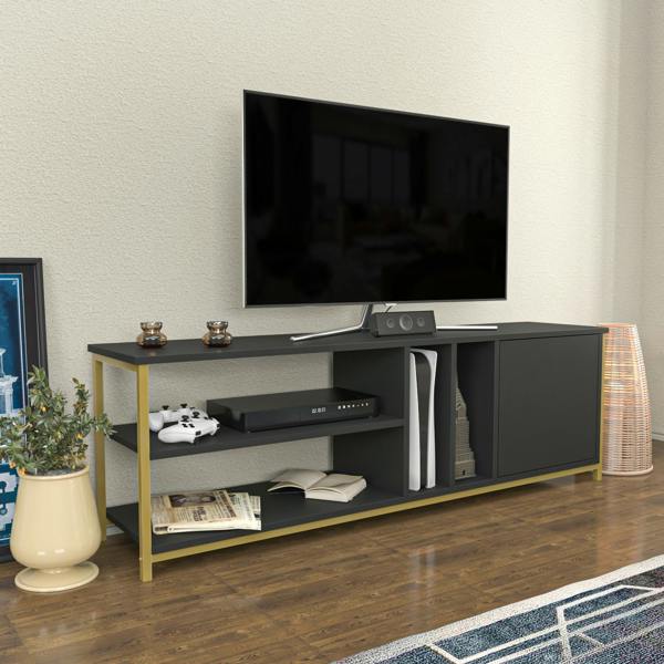 Decorotika Oneida Modern Tv Stand TV Cabinet for TV's up to 72"