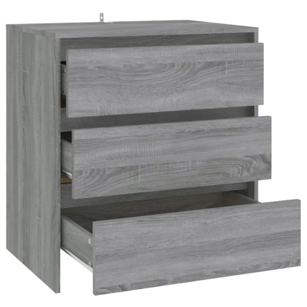 Berkfield Sideboard Grey Sonoma 70x41x75 cm Engineered Wood