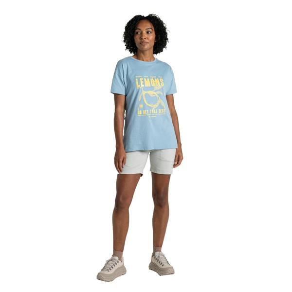 Craghoppers Womens/Ladies Yago Lemon T-Shirt - Nimbus Blue - 