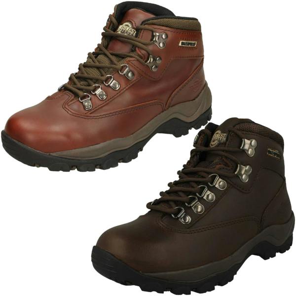 Northwest Territory Ladies Northwest Territory Leather Hiking Walking Waterproof Ankle Boots Peak