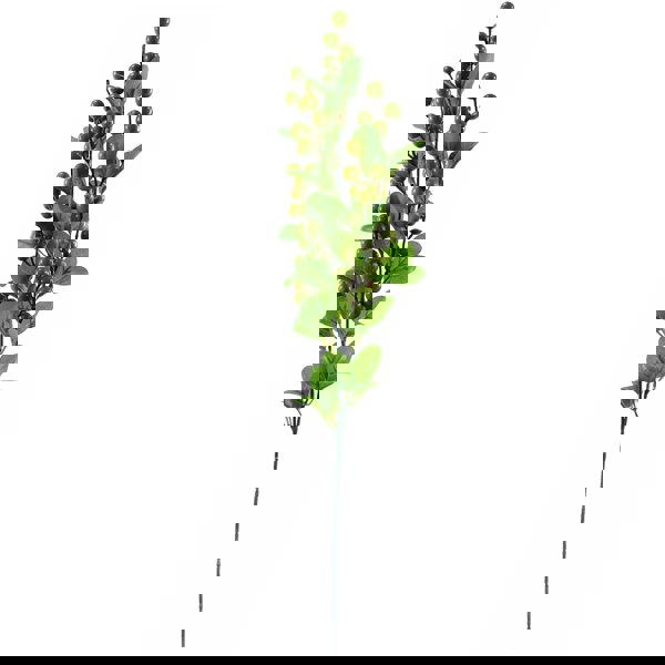 Leaf 70cm Pink Peony Arrangement Glass Vase