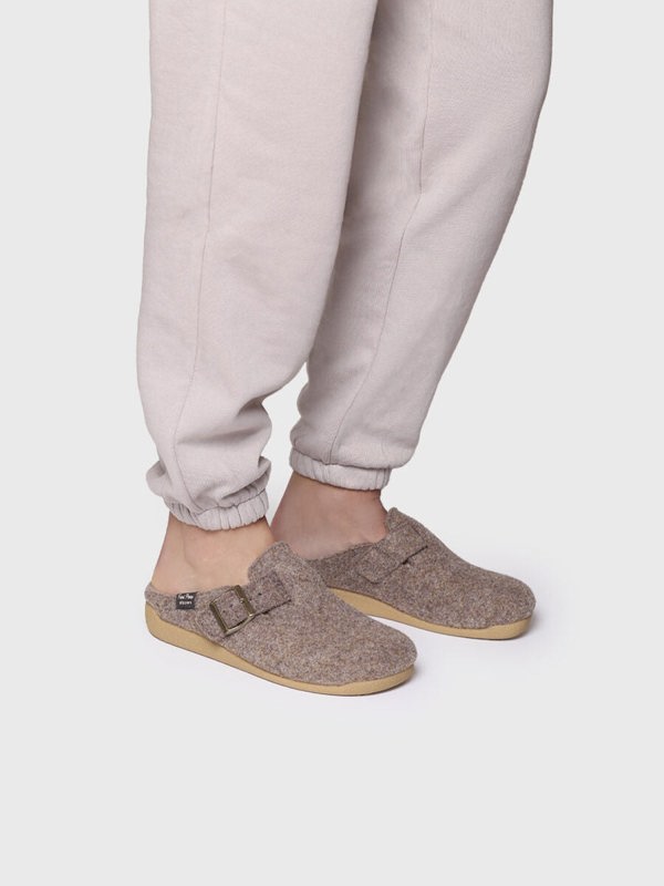 Toni Pons MIMA-FP Womens Slippers Taupe