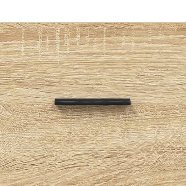 Berkfield Highboard Sonoma Oak 69.5x34x180 cm Engineered Wood