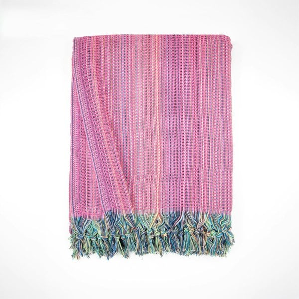 Cotton and Olive Myrtle XL Cotton Blanket