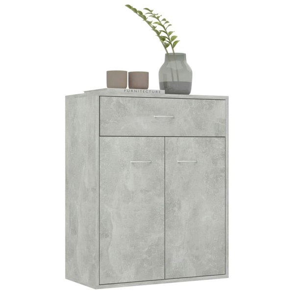 Berkfield Sideboard Concrete Grey 60x30x75 cm Engineered Wood