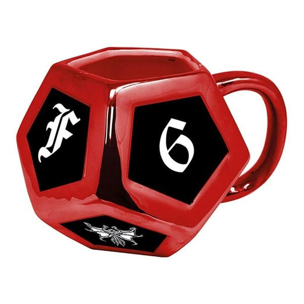 Stranger Things Roll Your Fate Dice Mug - Red/Black