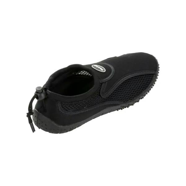 Fashy black unisex aqua shoe with neoprene and mesh upper