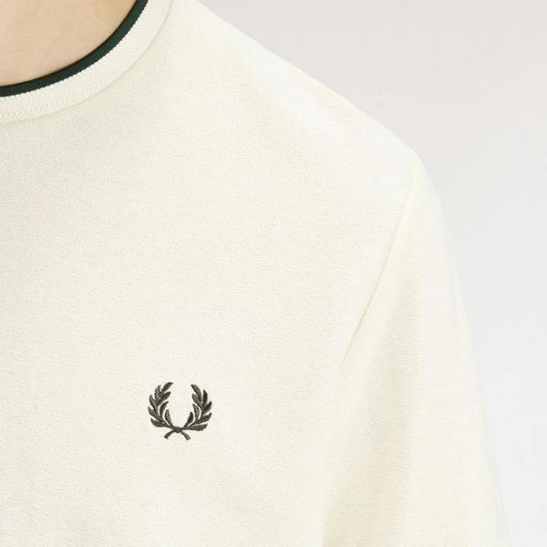 Fred Perry Trim Detail Crepe Piqué T-Shirt