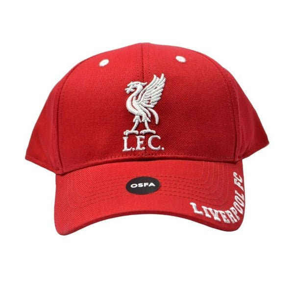 Liverpool FC Unisex Adult Mass Frost Snapback Cap - Red/White