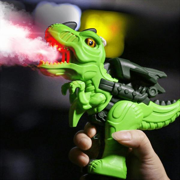Dragodirect Electric Dinosaur Spray Toy Mechanical T-Rex & Triceratops for Kids