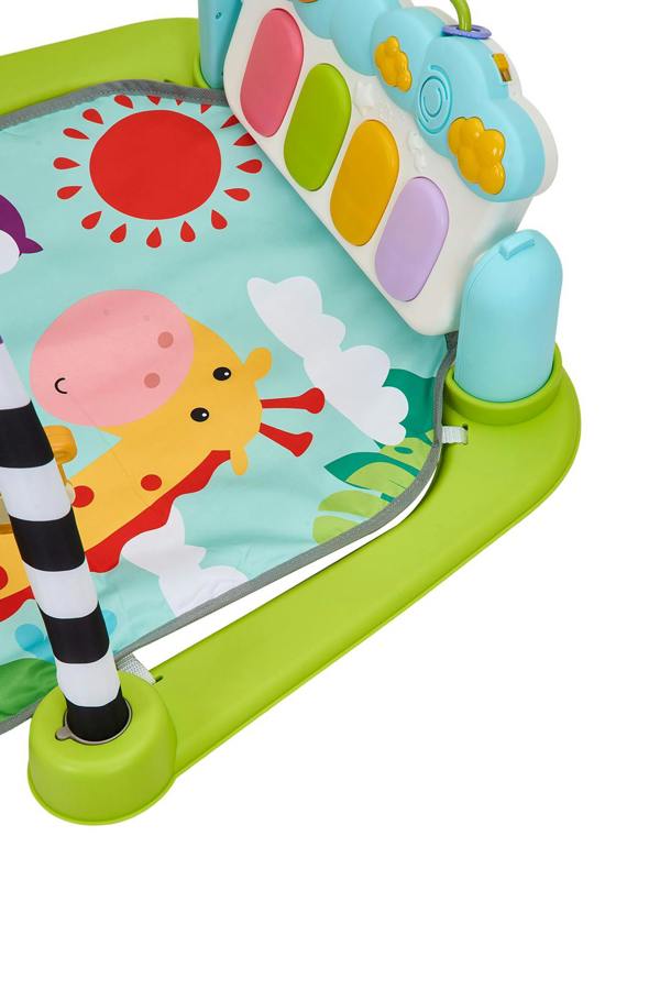 Living and Home Colorful Baby Play Mat with Musical Keyboard & Hanging Toys