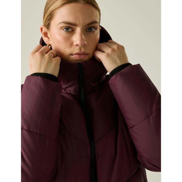 Regatta Womens/Ladies Merida Long Length Padded Jacket - Fig