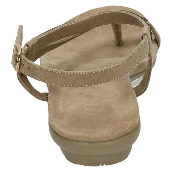 Leather Collection Ladies Leather Collection Y Strap Toe Loop Sandals