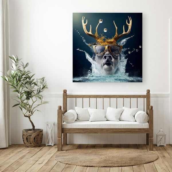 Warren Reed Stag Splashart Canvas