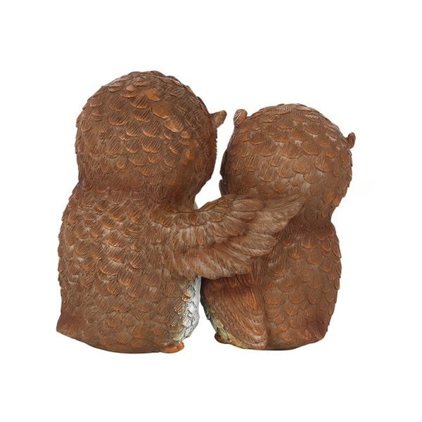 Serano Birds of a Feather Owl Couple Ornament