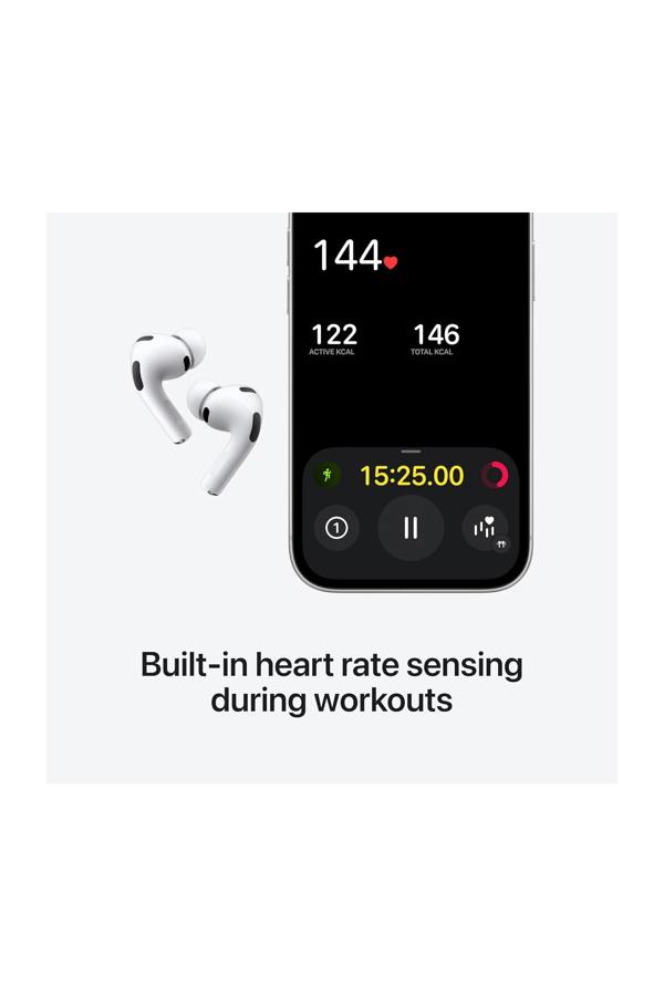 Apple White AirPods Pro 3 Noise Cancelling USB-C Wireless Earbuds