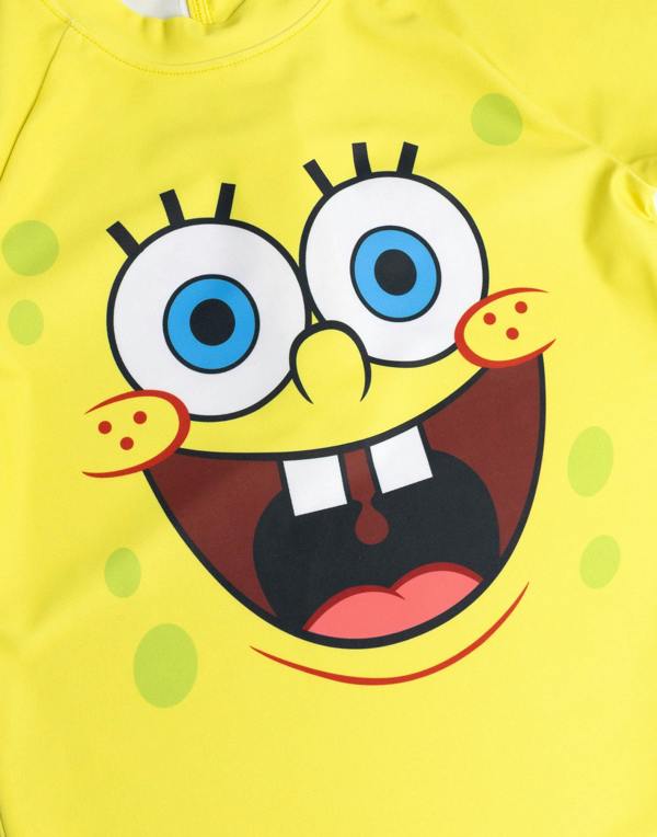 Vanilla Underground SpongeBob SquarePants Boys Yellow Character Face 2 Piece Swim Set