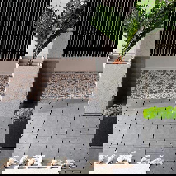 Nicoman Mosaic Composite Interlocking Decking Tiles