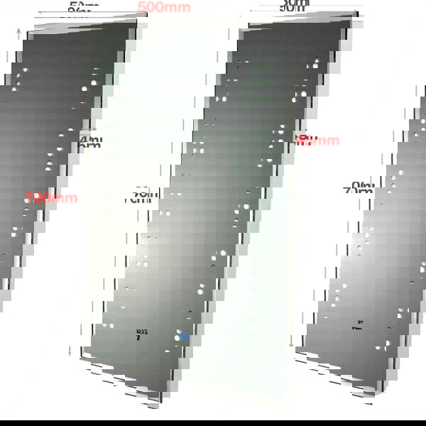700x500 MM Rectangle Smart LED Touch Bathroom Mirror Bathroom Mirrors Living and Home
