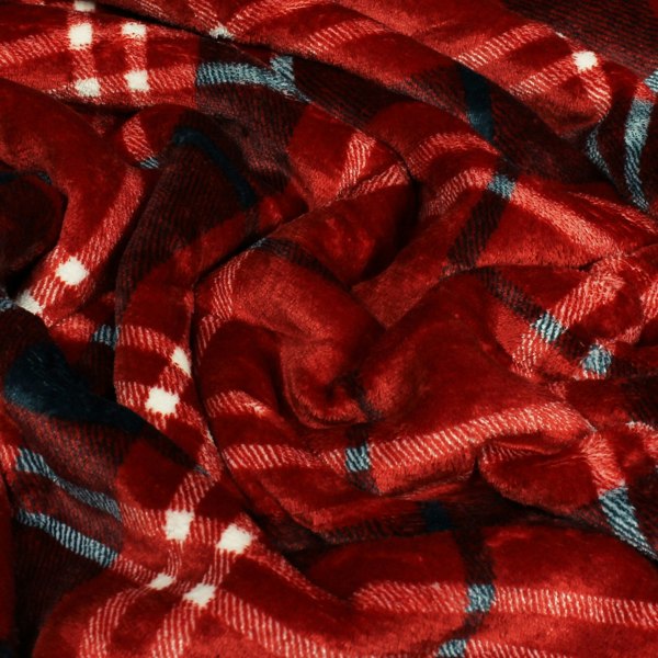 Furn Blake Throw - Red