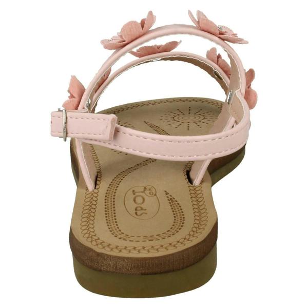 Spot On Girls Spot On Slingback Flowery Sandals
