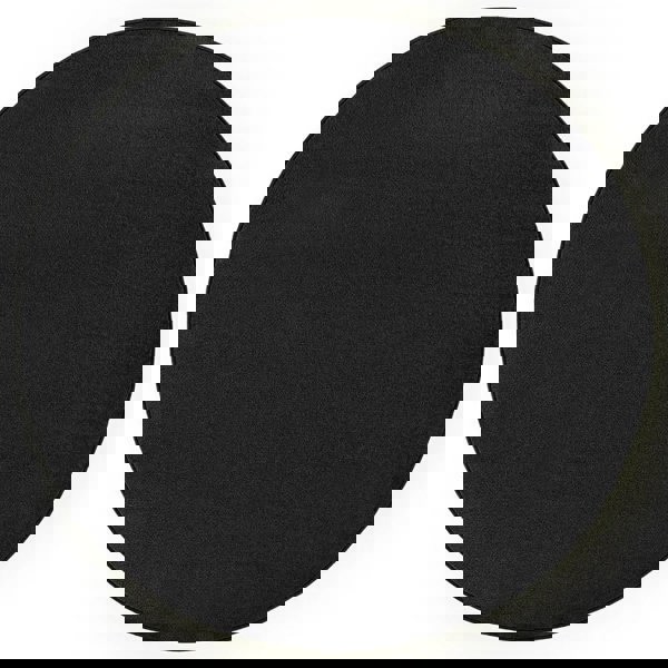 Modern Plain Black Rug – Soft Short Pile