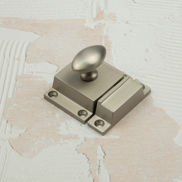 Handle & Home Satin Nickel Cabinet Latch