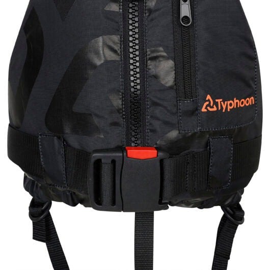 Typhoon Hudson Buoyancy Aid PFD - Junior 30-40KG - Black