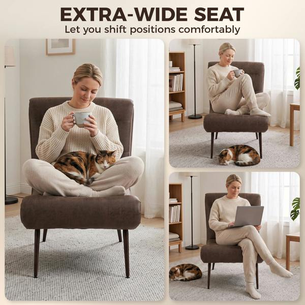 Accent Chair with Ottoman