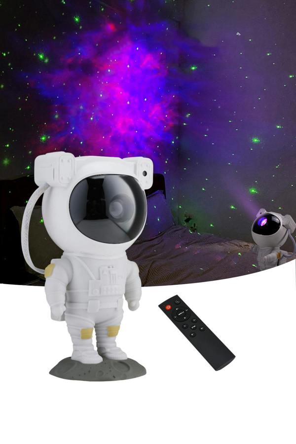 Star Projector Astronaut Space Warrior Galaxy Night Light Starry Nebula Ceiling Projection Lamp