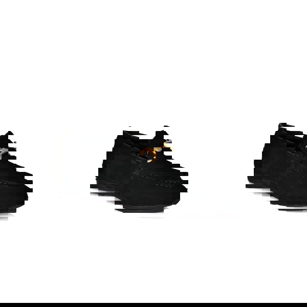 Lorenzo Suede Loafers - Black