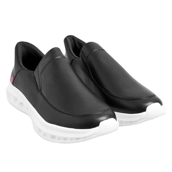 Duke Mens D555 Carlisle 1 Slip-on Wide Shoes - Black