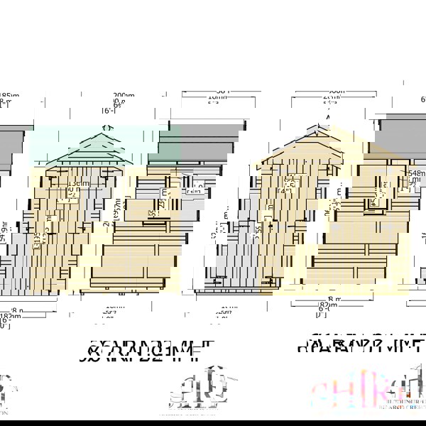 Shire Arran Double Door 6x6 12mm interlock Clad wooden Shed - Best Shed