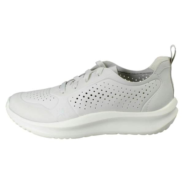 Clarks Ladies Clarks Cloudsteppers Platform Trainers - Solevana Tie