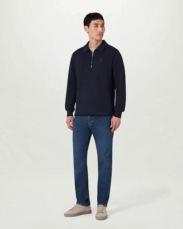 Belstaff B69 Mens Regular Fit Mid-Rise Jeans - Washed Indigo | CHO | Designer Mens Jeans