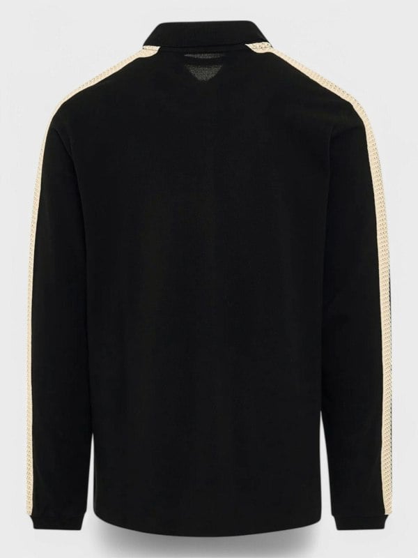 Palm Angels Monogram Trackshirt Black - Supplied FashionPALM ANGELS
