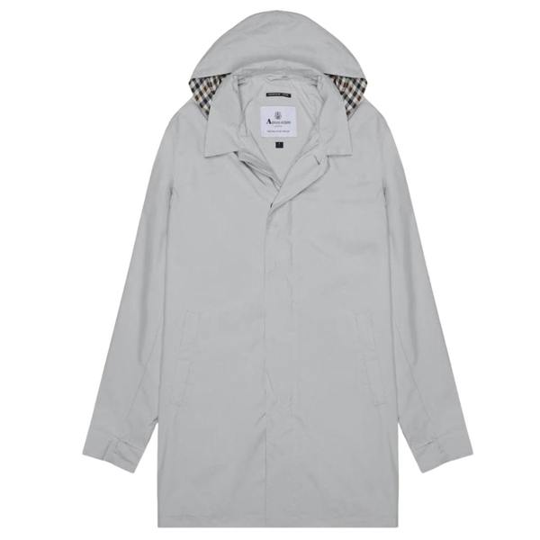 Aquascutum Active Active Packable Trench Antarctica Grey Jacket M