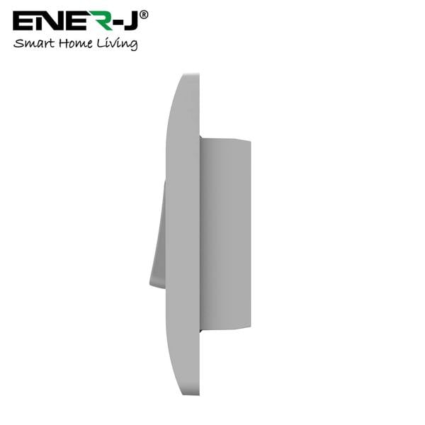 ENER-J Wireless Kinetic Architrave Switch PRO Range | White | No Wiring, No Battery | Easy DIY Installation