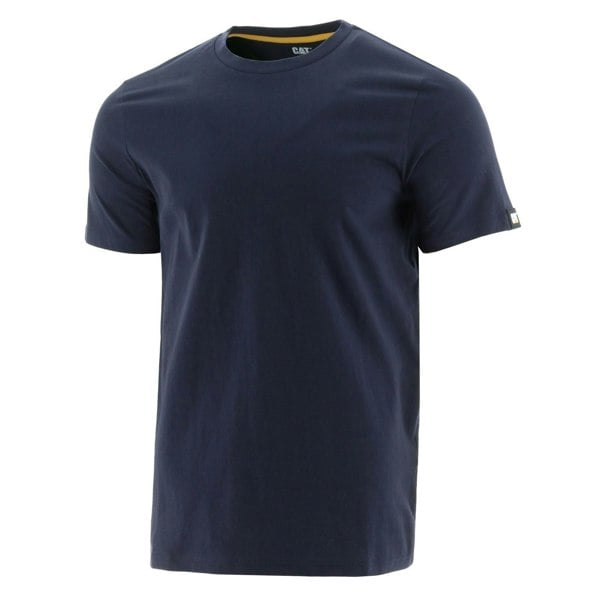 Caterpillar Mens Essentials Short-Sleeved T-Shirt - Navy