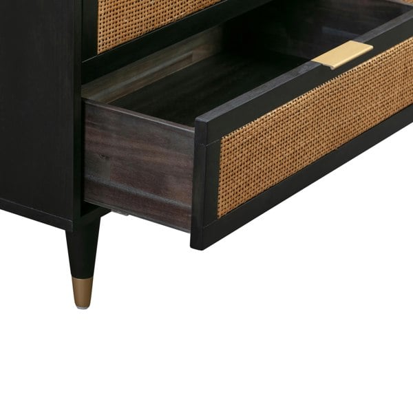 Furniture Edit Sierra Noir 6 Chest Of Drawers Dresser