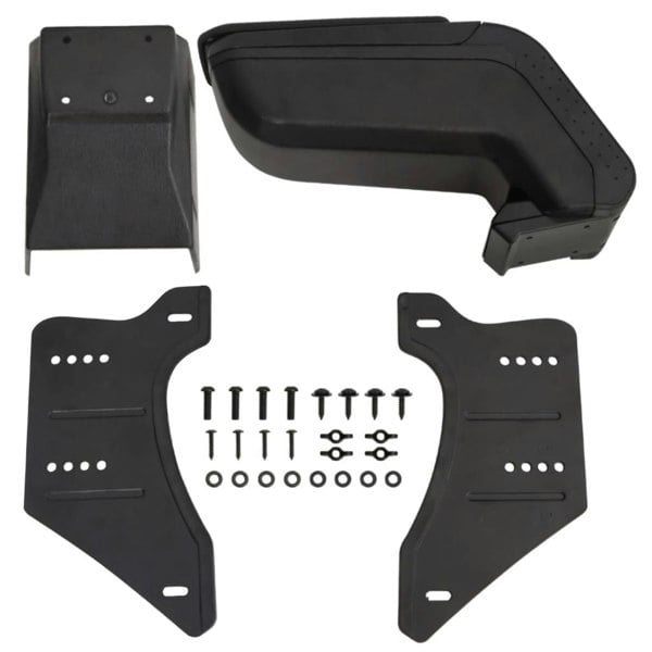 Berkfield Car Armrest Universal Black 14x30x(32-48.5) cm ABS