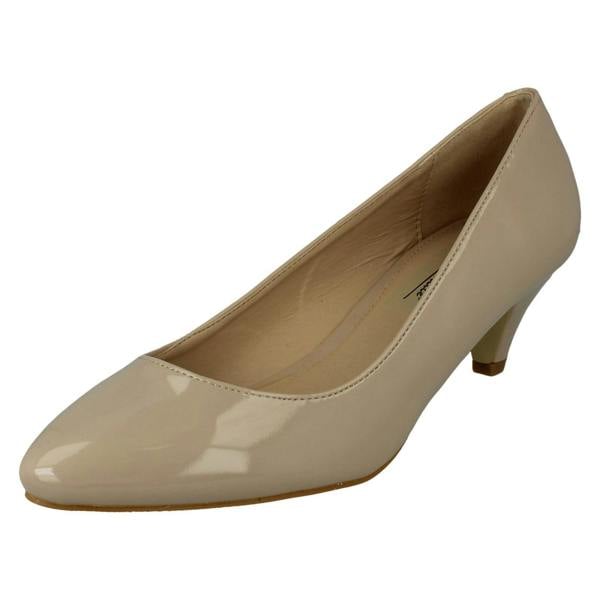 Anne Michelle Ladies Anne Michelle Mid Heel Pointed Toe Court Shoes