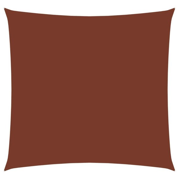 Berkfield Sunshade Sail Oxford Fabric Square 2.5x2.5 m Terracotta