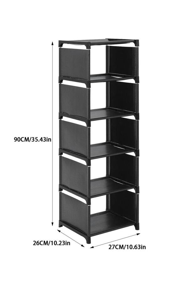 Living and Home 6-Tier Entryway Shoe Storage Rack Large Capacity Shoe Storage Organizer