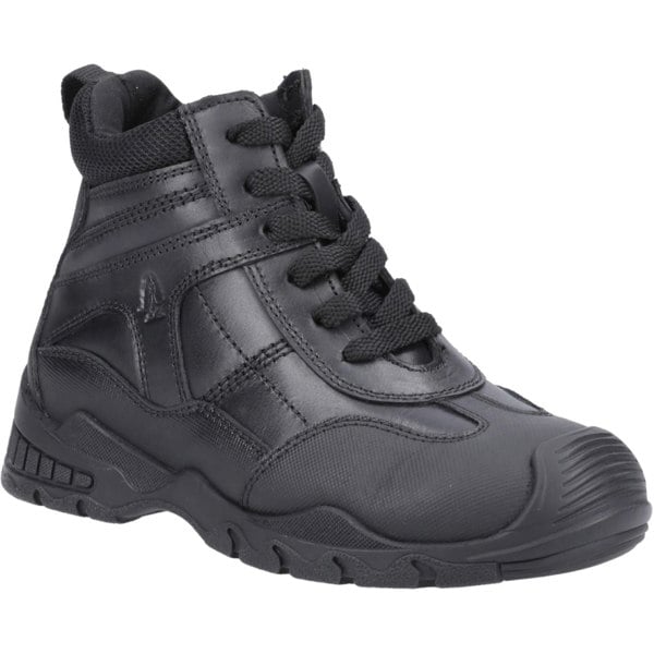 Hush Puppies Titus SNR Leather Boys's Black Boots