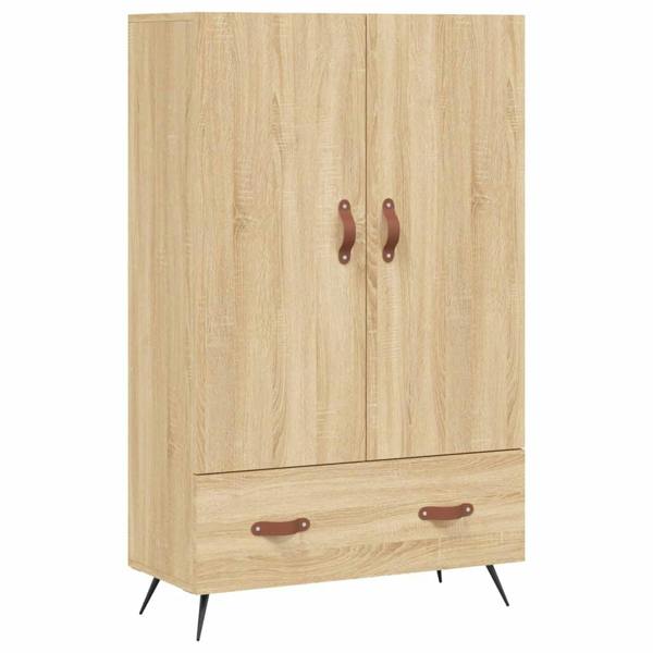 Berkfield Home Berkfield Highboard Sonoma Oak 69.5x31x115 cm Engineered Wood