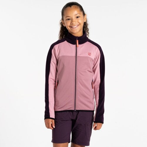 Dare 2B Childrens/Kids Emergent IV Stretch Midlayer - Deep Plum/Lilas